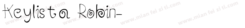Keylista Robin字体转换